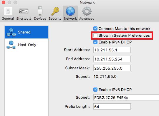 parallels for mac network adapter